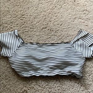 Off the shoulder bathing suit top